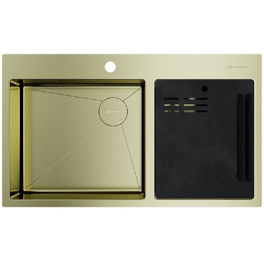 Кухонная мойка Omoikiri Akisame 86-2 Side LG