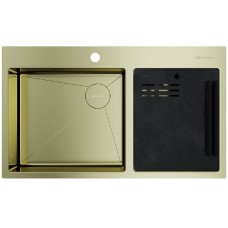 Кухонная мойка Omoikiri Akisame 86-2 Side LG