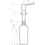 Дозатор для жидкого мыла Omoikiri OM-02 IB