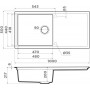 Кухонная мойка Omoikiri Sintesi 100 CN-Canyon
