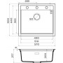 Кухонная мойка Omoikiri Sintesi 57 WG-Wind green