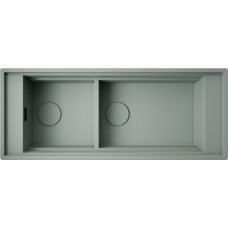 Кухонная мойка Omoikiri Sintesi Pro 114-2-U/I WG-Wind green