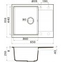 Кухонная мойка Omoikiri Daisen 65T BL-Черный