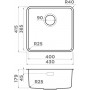 Кухонная мойка Omoikiri Omi 43-U/I Ultra GB-Графит