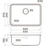 Кухонная мойка Omoikiri Omi 53-U/I Ultra Mini GB-Графит