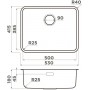 Кухонная мойка Omoikiri Omi 53-U/I Ultra IN-Нержавеющая сталь