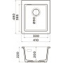 Кухонная мойка Omoikiri Omishima 41-U DG-Dust grey