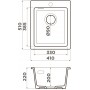 Кухонная мойка Omoikiri Omishima 41 DG-Dust grey