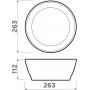 Керамический салатник Omoikiri BW-01 OL