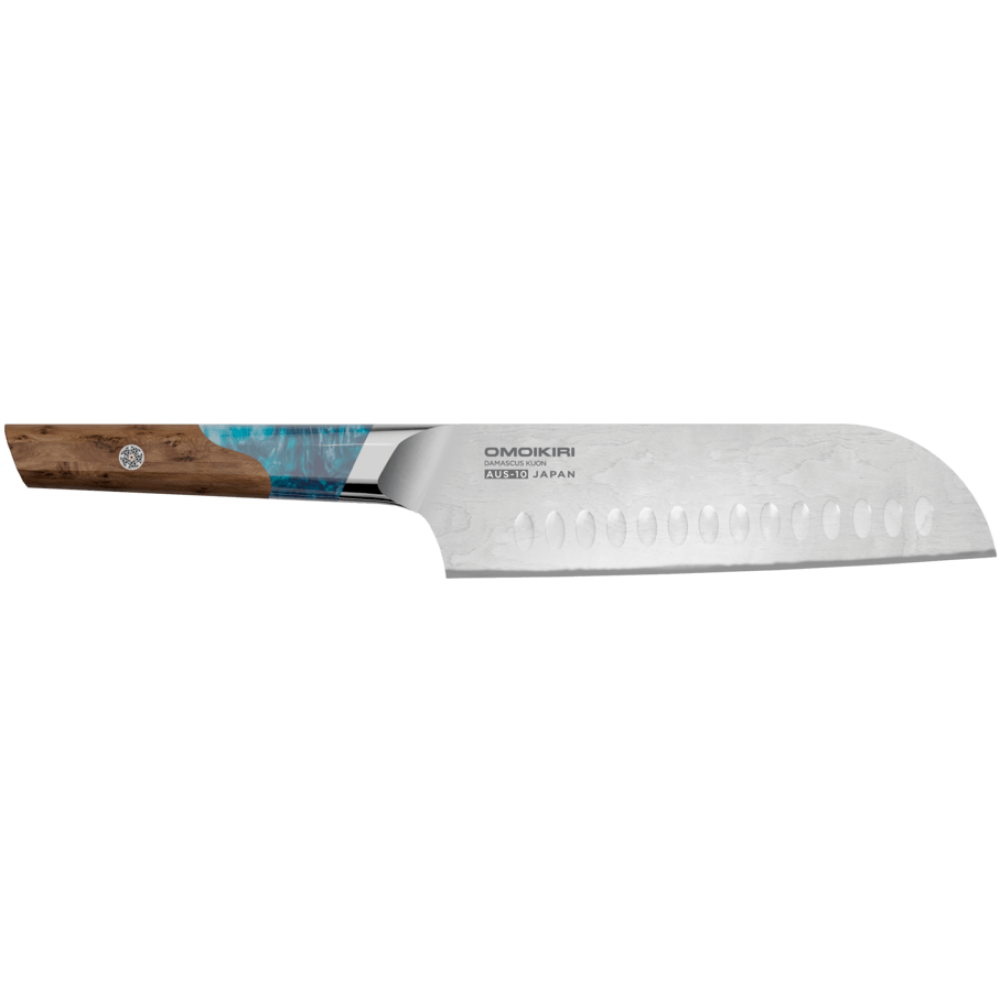 Нож Omoikiri Damascus Kuon